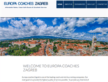 Tablet Screenshot of europa-coaches-zagreb.com